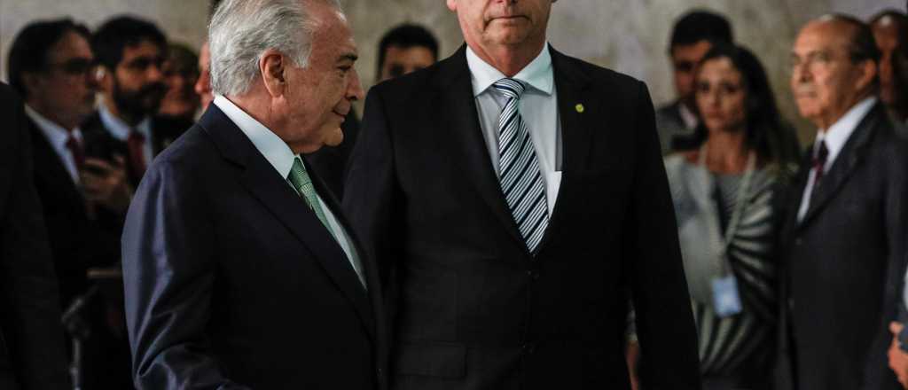 Bolsonaro designa a Temer como representante para ayuda al L&iacute;bano