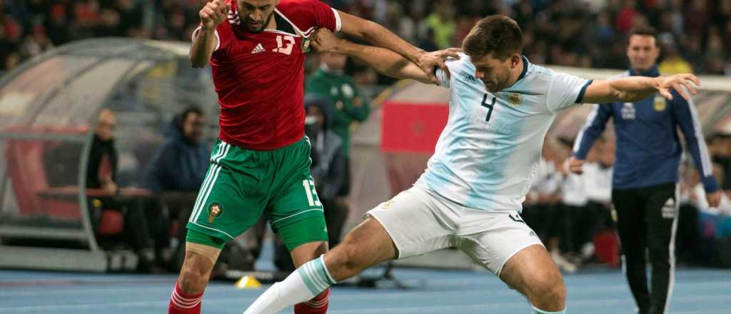 Argentina, con poquito, venció a Marruecos