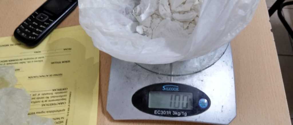 Detuvieron a un hombre con cocaína en Godoy Cruz