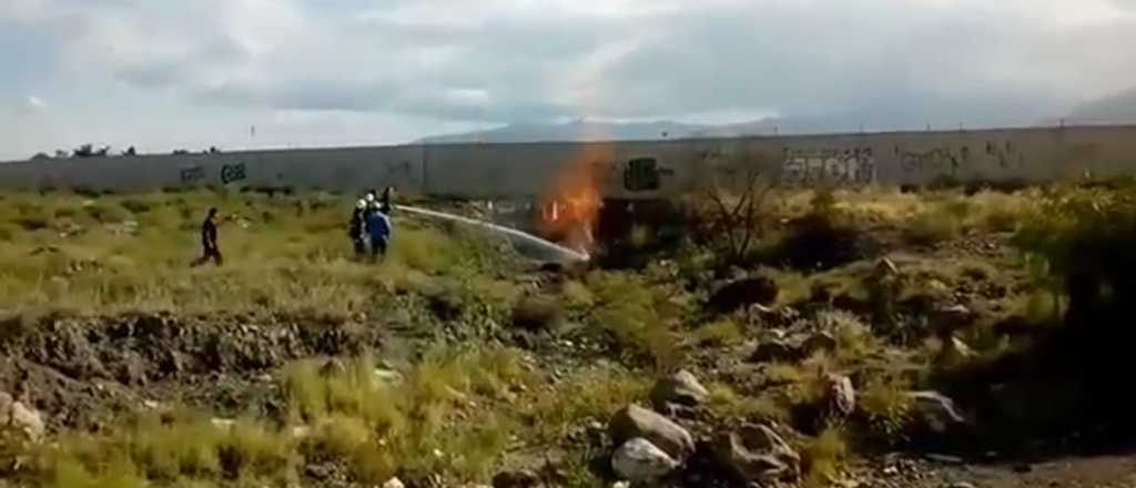 Video: peligroso escape de gas muy cerca de Base Cóndor, en El Challao
