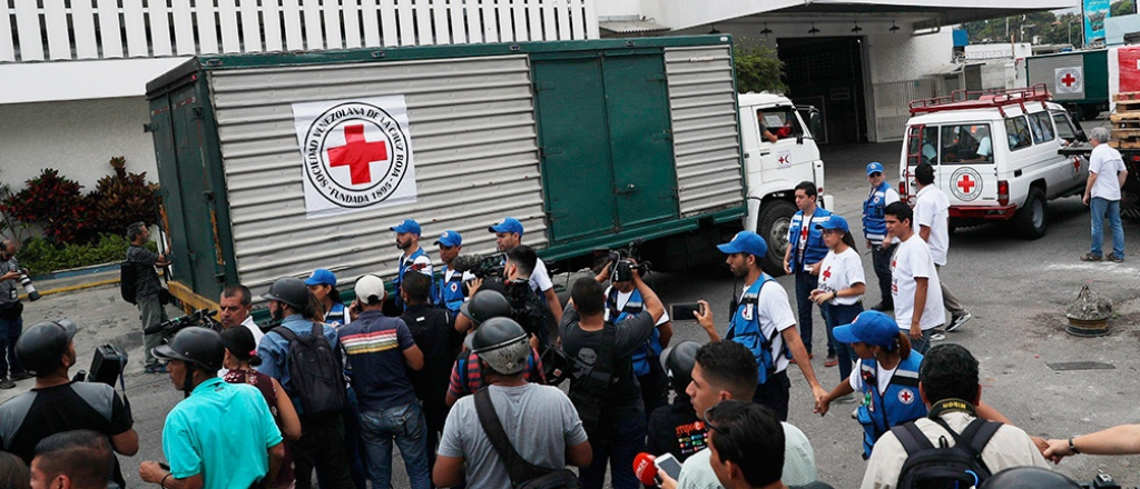La Cruz Roja introdujo ayuda humanitaria en Venezuela