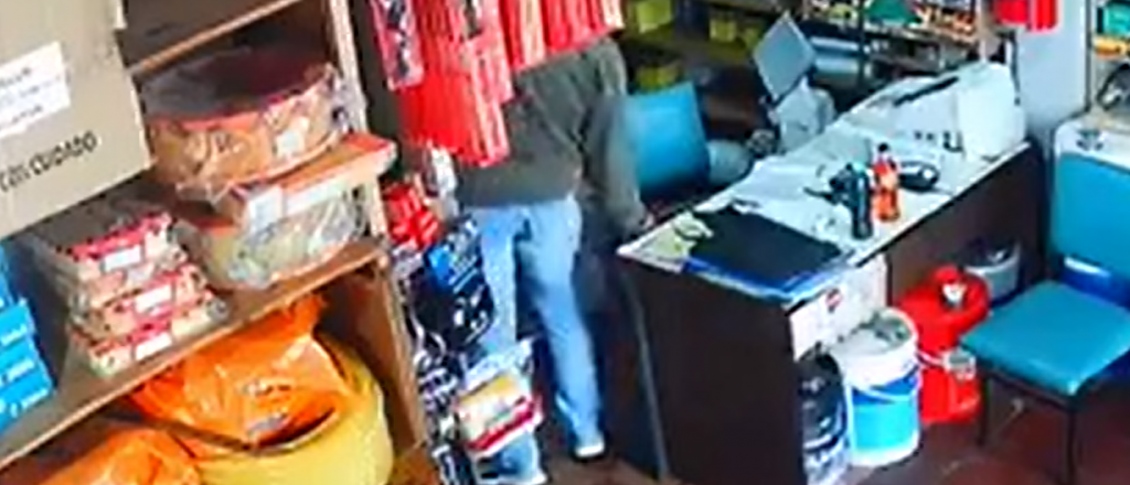 Video: así un remisero robó en un lubricentro de San Martín