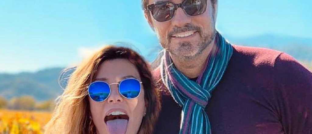 Bodegas y amigos: Monica Ayos y su esposo descansan en Mendoza