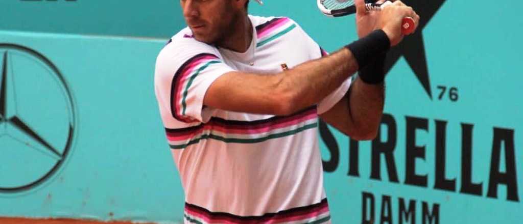 Del Potro se entren&oacute; en Madrid y su vuelta a las canchas est&aacute; cerca