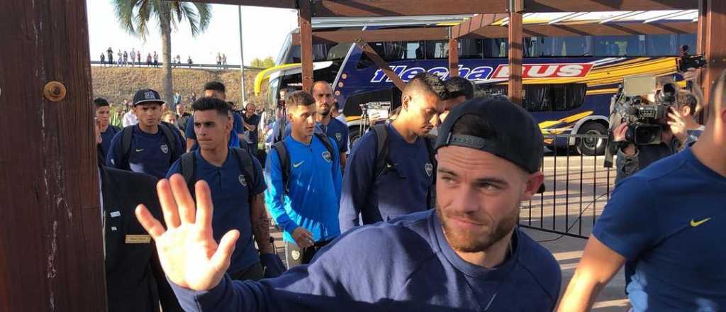Fotos y videos de la llegada de Boca a Mendoza