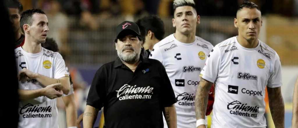 Una mala para Maradona: perdió su equipo y perdió las chances del ascenso
