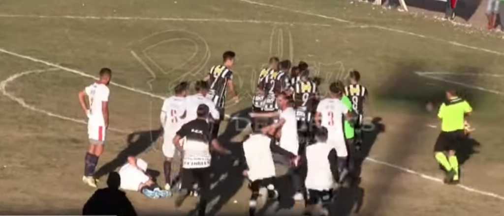 Incidentes en un partido entre Victoria de San Luis y Pe&ntilde;arol de San Juan