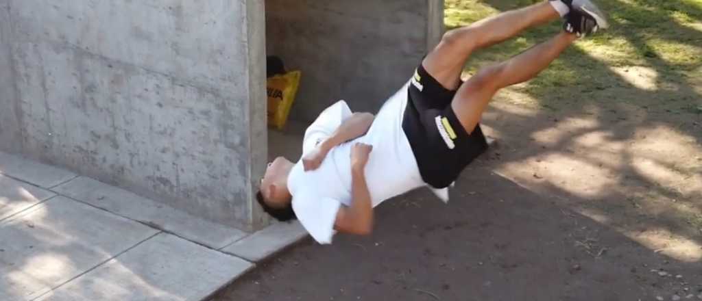 Video: parkour extremo en el nuevo Parque Urbano de Mendoza