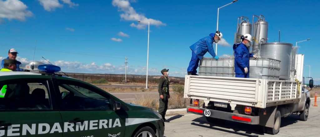 Incautaron más de dos toneladas de ácido sulfúrico en Tupungato