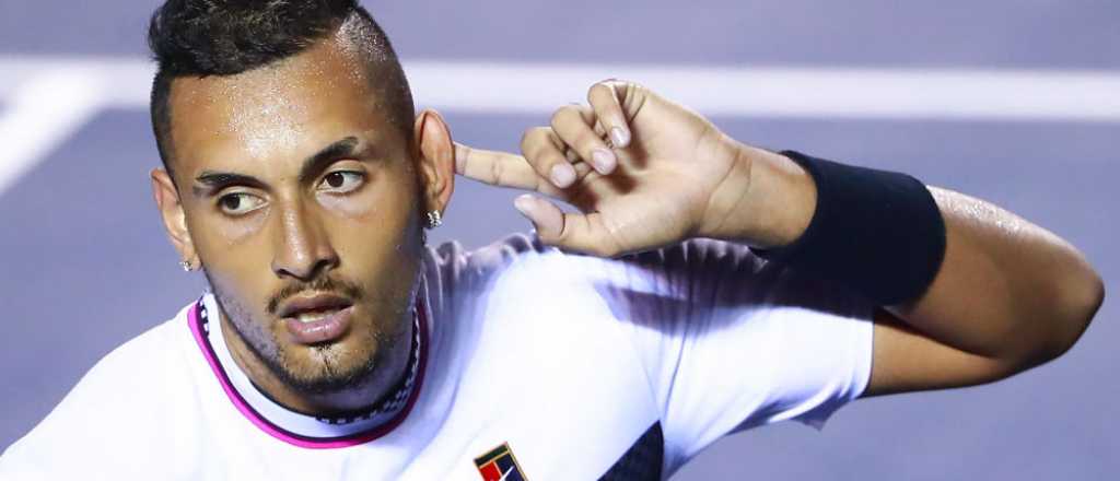 Kyrgios se metió en la polémica por el pelotazo de Djokovic