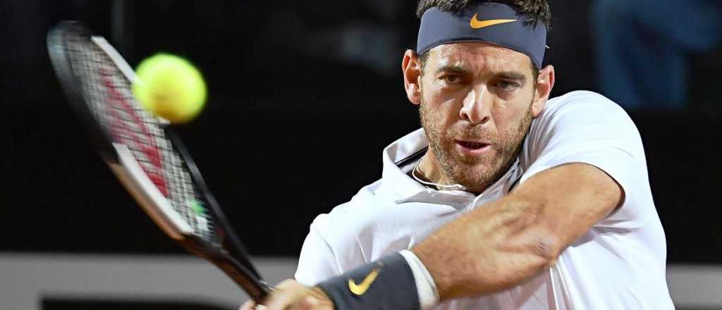 Del Potro no aprovech&oacute; dos puntos para ganar y cay&oacute; ante Djokovic