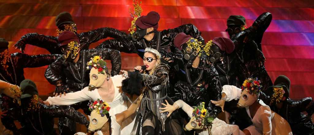 Madonna actuó en Eurovisión y la destrozaron en las redes