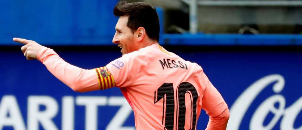 Messi marcó un doblete y terminó como máximo goleador en España