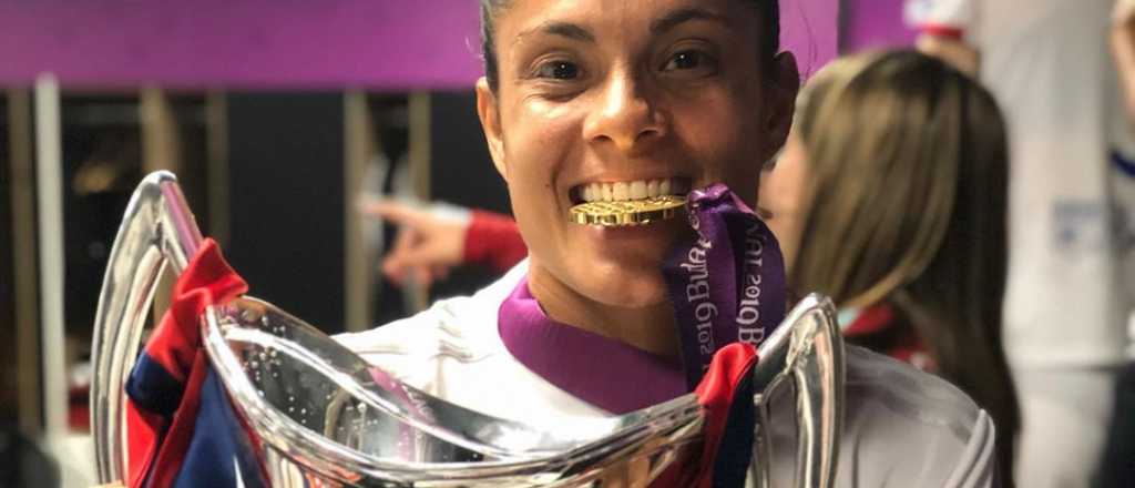 Video: alocado festejo de una jugadora argentina por ganar la Champions
