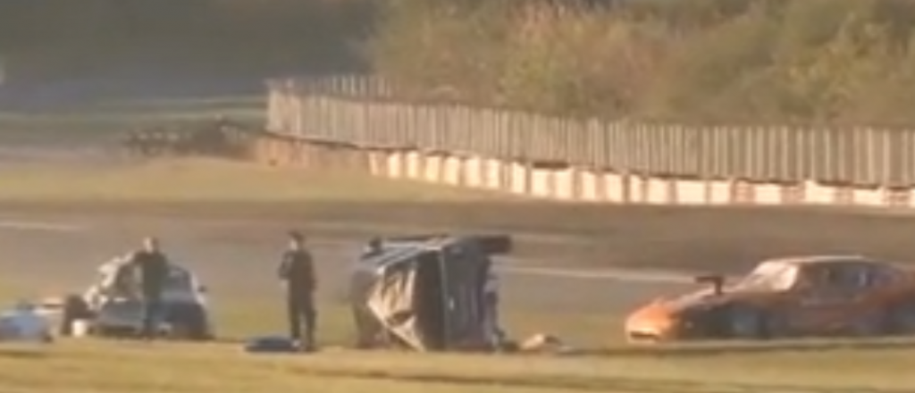 Video: murió un auxiliar en un accidente en el autódromo Galvez