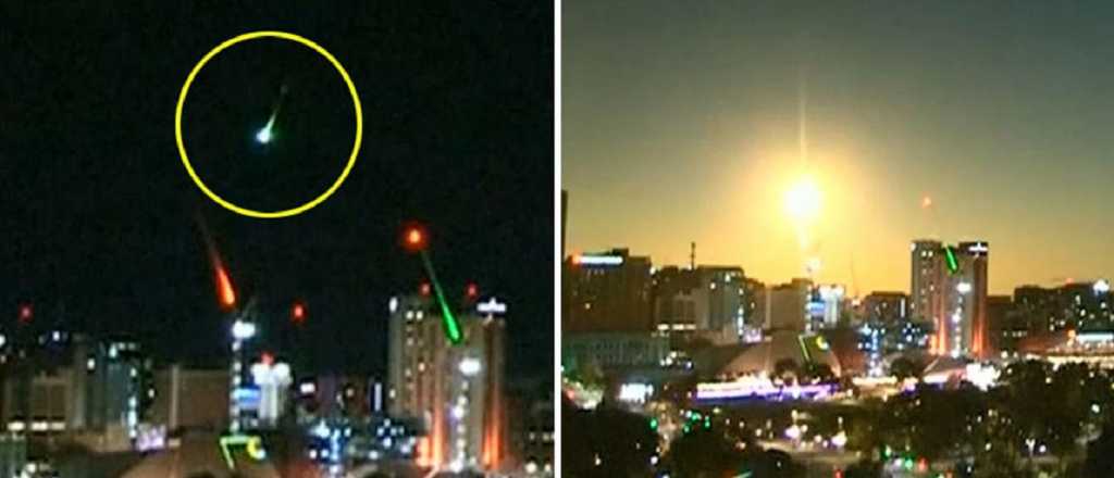 Videos: un meteorito cayó en Australia e iluminó la noche