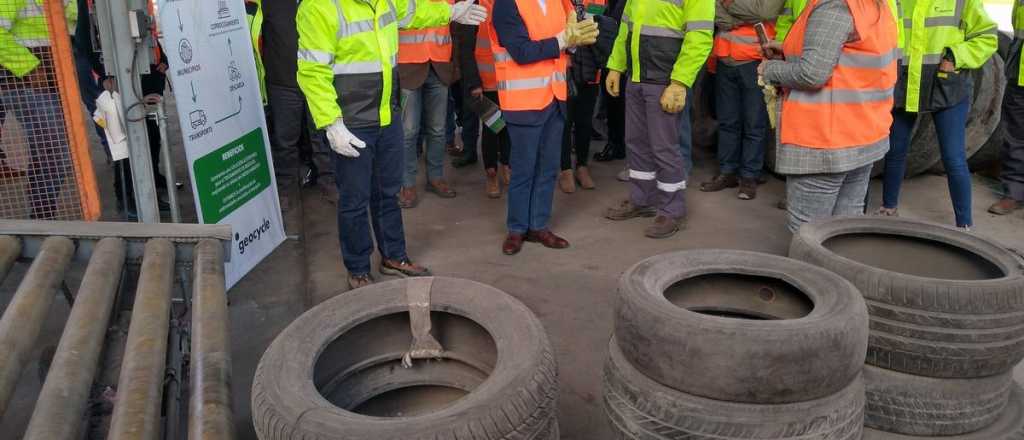 Mendoza, la primera provincia en coprocesar neumáticos fuera de uso