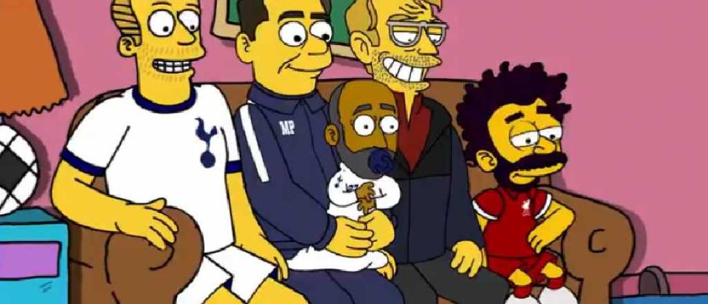 Imperdible parodia de la final de la Champions League estilo Los Simpsons 
