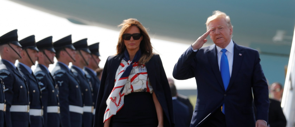 Trump lleg&oacute; al Reino Unido en su segunda visita oficial 