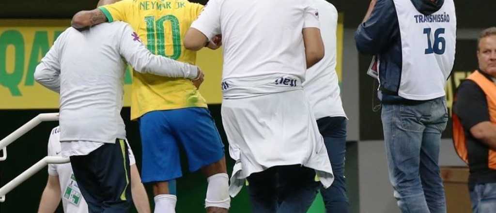 No apto para impresionables: así quedó el tobillo de Neymar