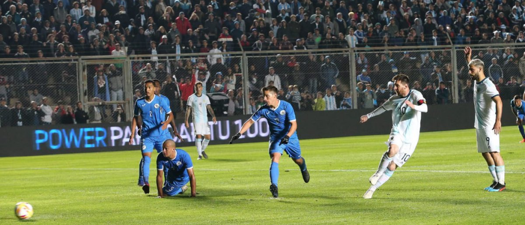  La Selecci&oacute;n aplast&oacute; a Nicaragua antes de la Copa Am&eacute;rica