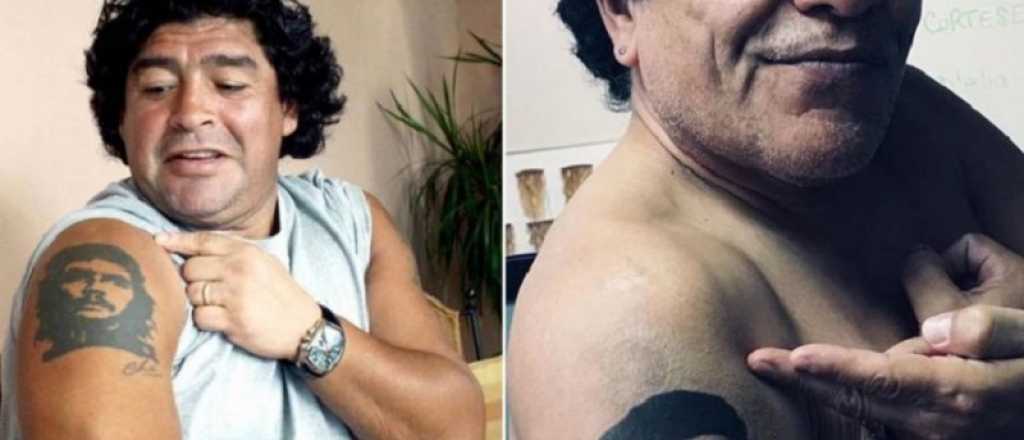 El cambio de look de Juan Palomino para interpretar a Maradona 