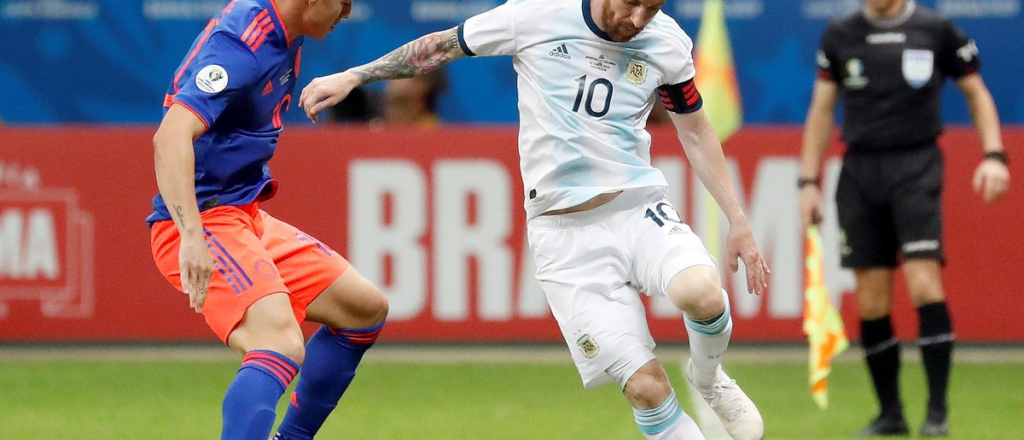 El increíble error con Messi en la transmisión oficial de la Copa América
