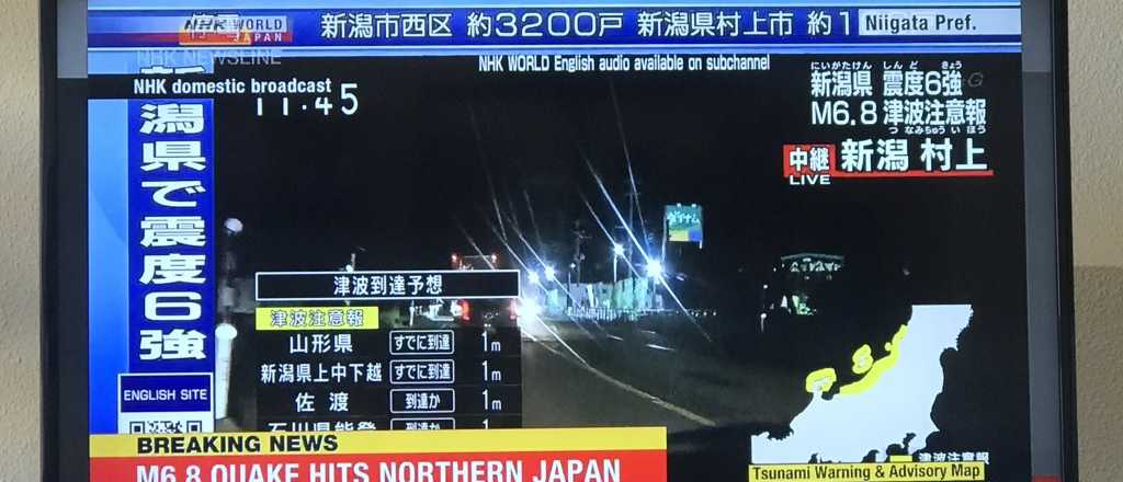 Alerta de tsunami en Japón por sismo de 6.8 grados