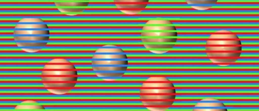 La ilusión óptica que confunde: ¿de qué color son las esferas?