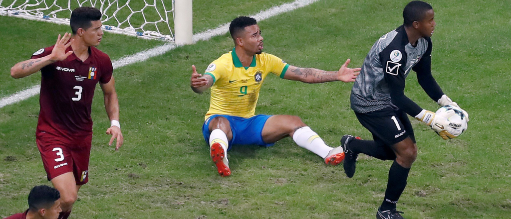 El VAR le anuló dos goles y Brasil no le pudo ganar a Venezuela