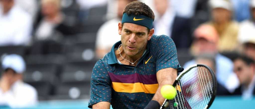 Ganó Del Potro y avanzó en el ATP de Queen's