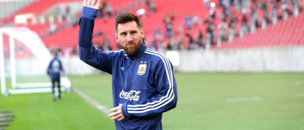 Con ovaciones para Messi y Di María, así entrenó la Selección en Porto Alegre