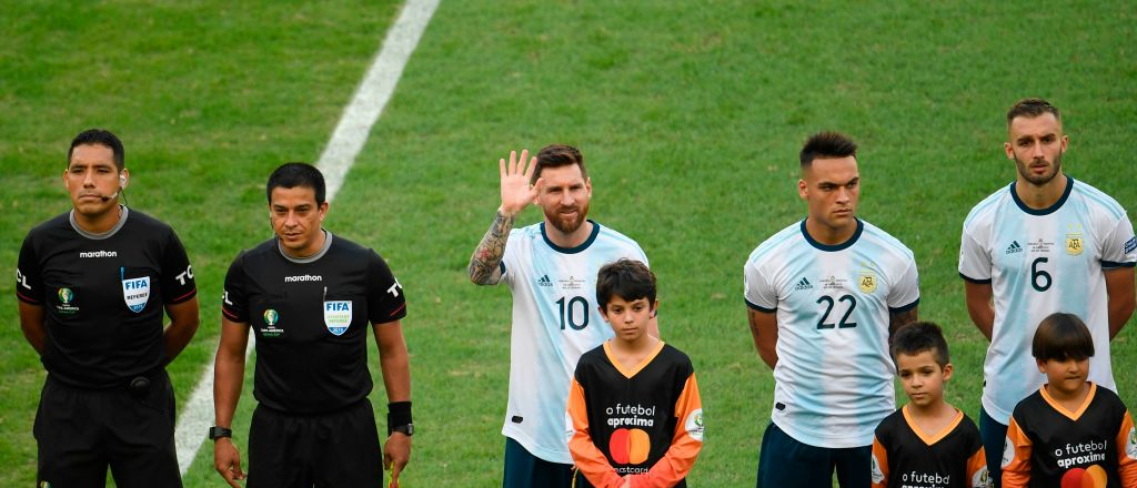 Video: ¡Messi cantó el himno!