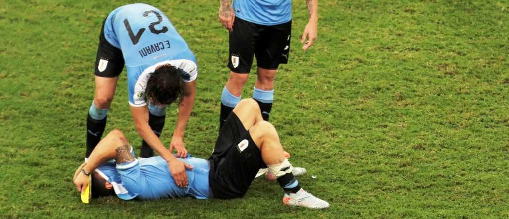 El desconsuelo de Luis Suárez por perderse el penal que eliminó a Uruguay