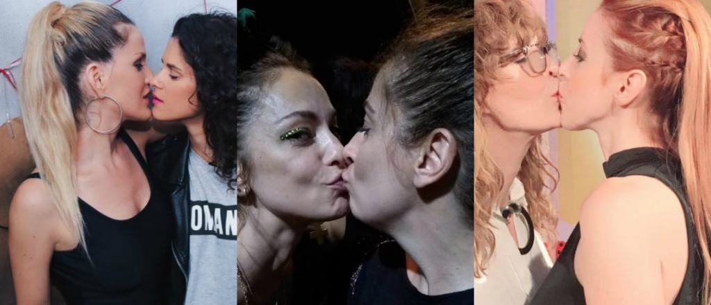 Actrices Argentinas se besaron en se&ntilde;al de protesta
