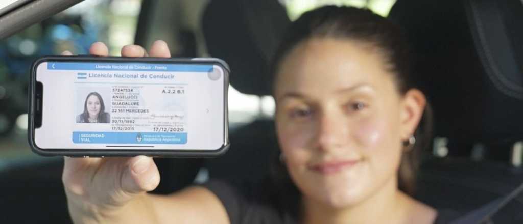 Se podrá circular en Mendoza con la licencia de conducir digital