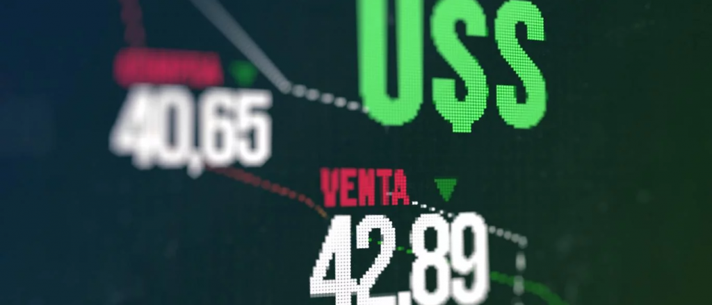 El dólar bajó de los $43 por primera vez desde abril