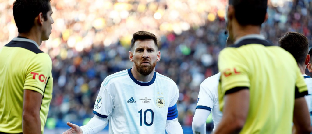 La histórica sanción que arriesga Messi tras su "brote" ante Chile
