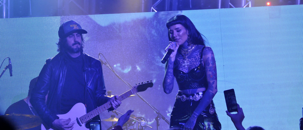 Cande Tinelli present&oacute; su &uacute;ltimo disco en un tradicional local rockero