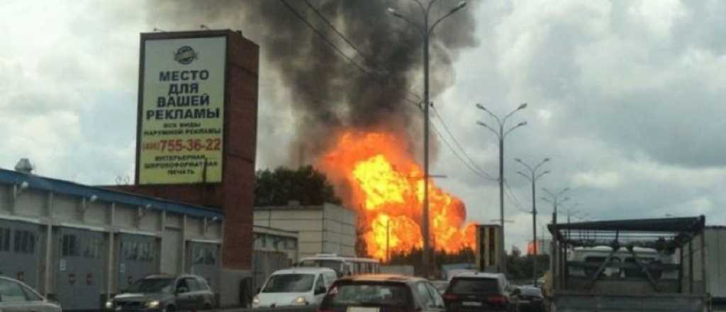 Un incendio en una planta de energía en Moscú dejó ocho heridos graves