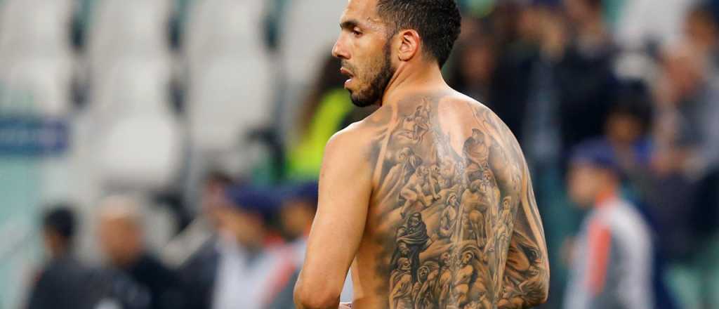 La historia "m&iacute;stica" detr&aacute;s del enorme tatuaje de Tevez