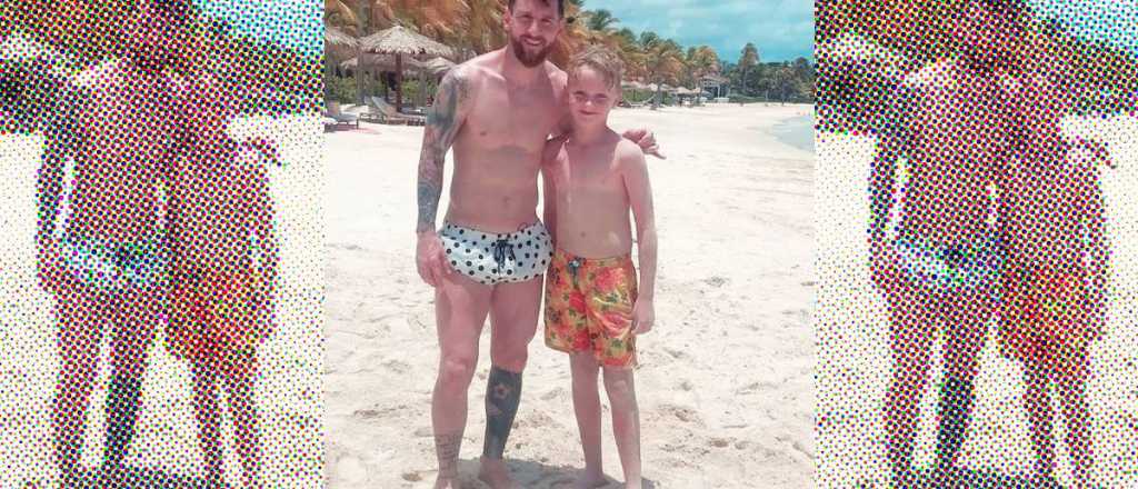 Video: Messi jugó un picadito con unos niños en medio de sus vacaciones