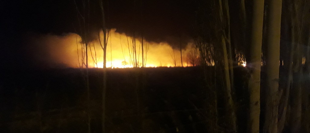 Hay m&aacute;s de 40 focos de incendio en Tunuy&aacute;n 