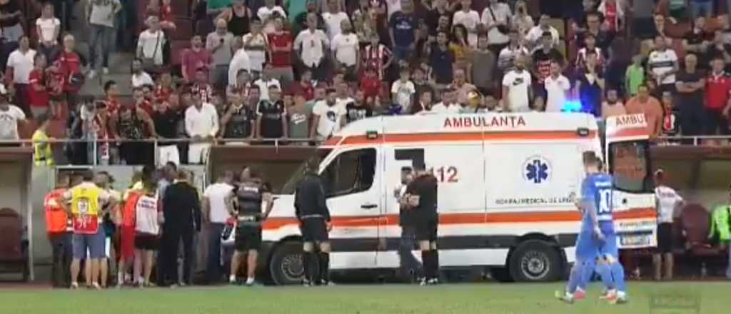 Video: un DT sufrió un infarto, se lo llevaron al hospital ¡y el partido siguió!