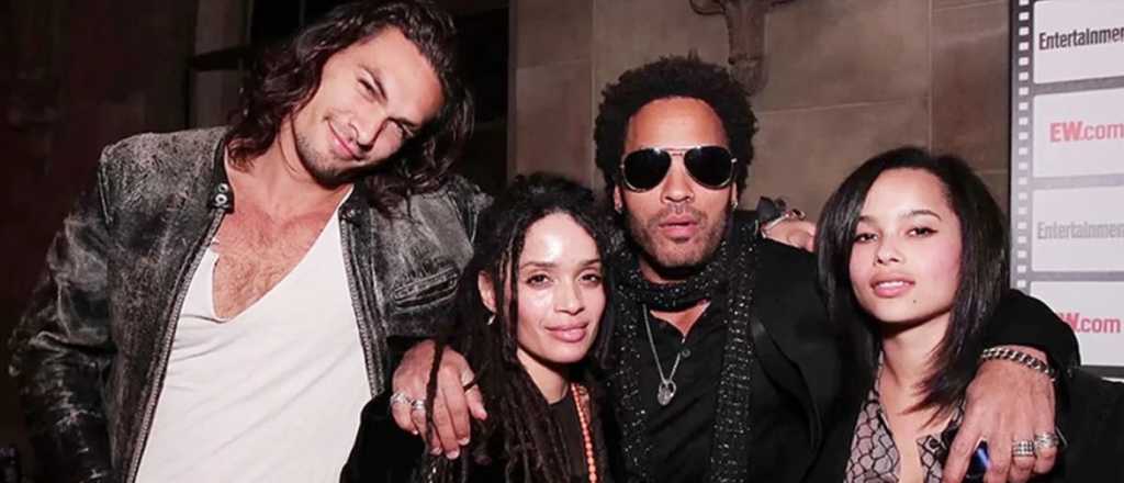 La curiosa relaci&oacute;n de Lenny Kravitz con el esposo de su ex, Jason Momoa
