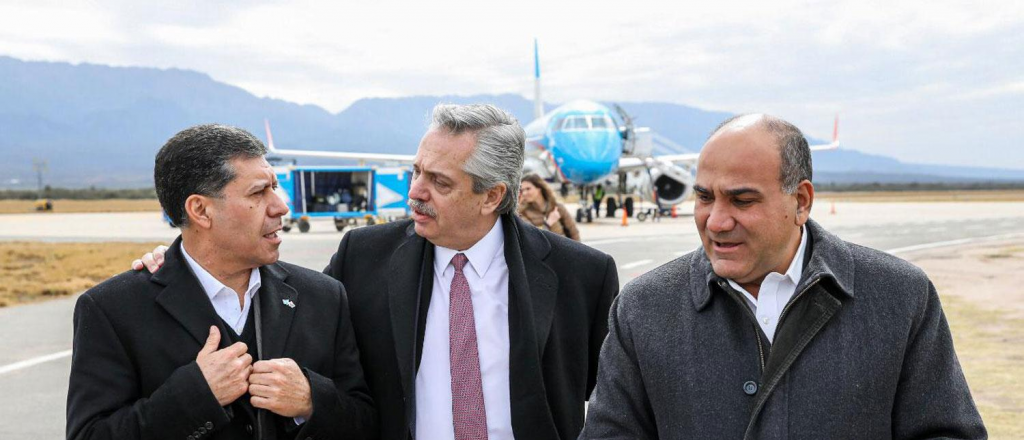 Alberto prometi&oacute; abrir el camino al Pac&iacute;fico a las provincias cordilleranas