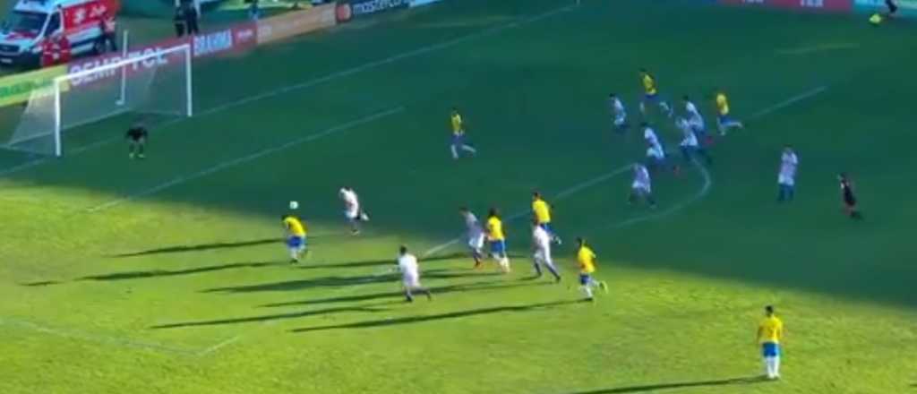 Video: la selección Sub 17 de Brasil hizo una insólita jugada preparada