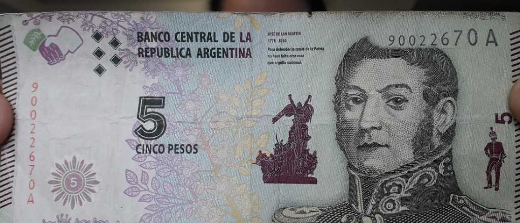 El billete de $5 saldr&aacute; de circulaci&oacute;n en febrero de 2020