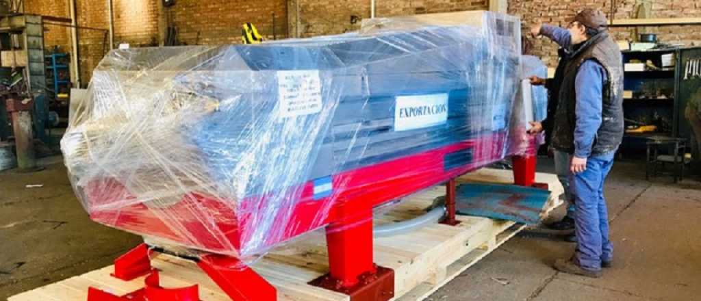 Empresa mendocina export&oacute; dos m&aacute;quinas agroindustriales a China