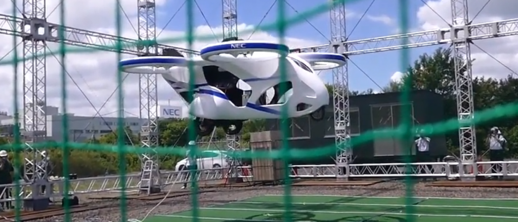 Video: en Jap&oacute;n probaron el primer auto volador